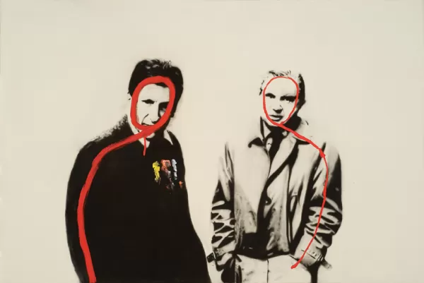 Autoportrait avec Lucian et Francis
