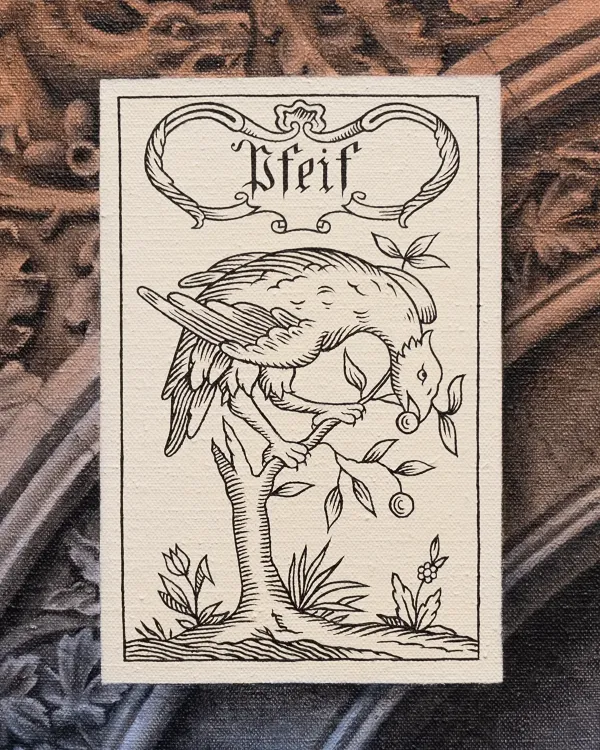 Alberto Porro, Pfeif (Détail)