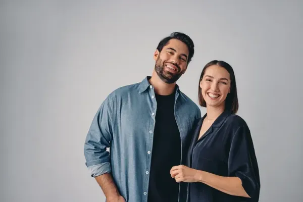 Florence-Agathe Dubé-Moreau et Laurent Duvernay-Tardif